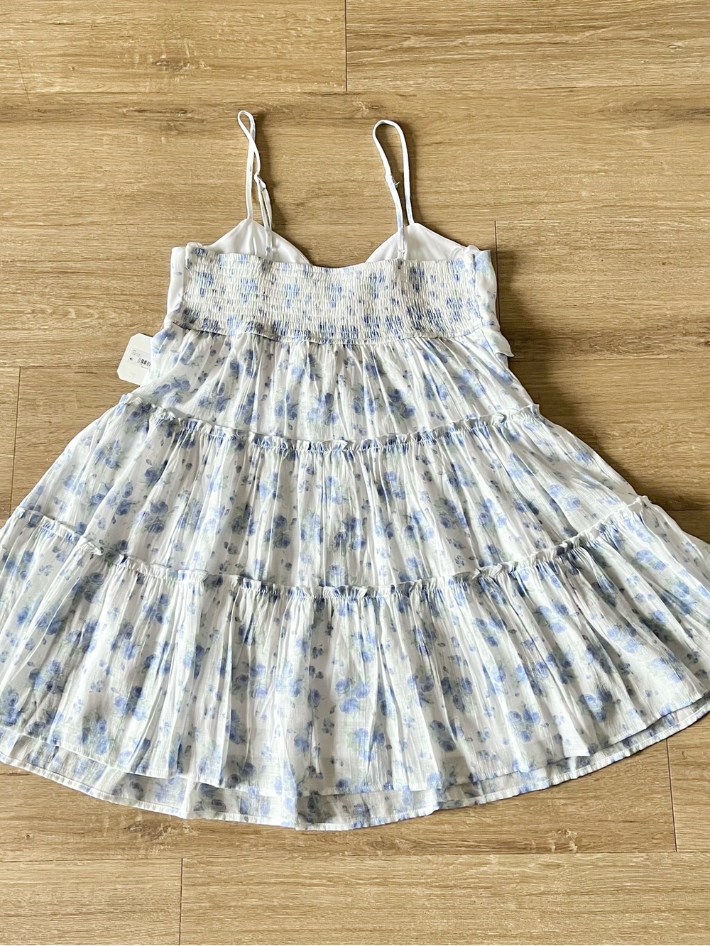 NWT Altar’d State Women’s Blue Floral Mini Dress Size Medium - Picture 8 of 9